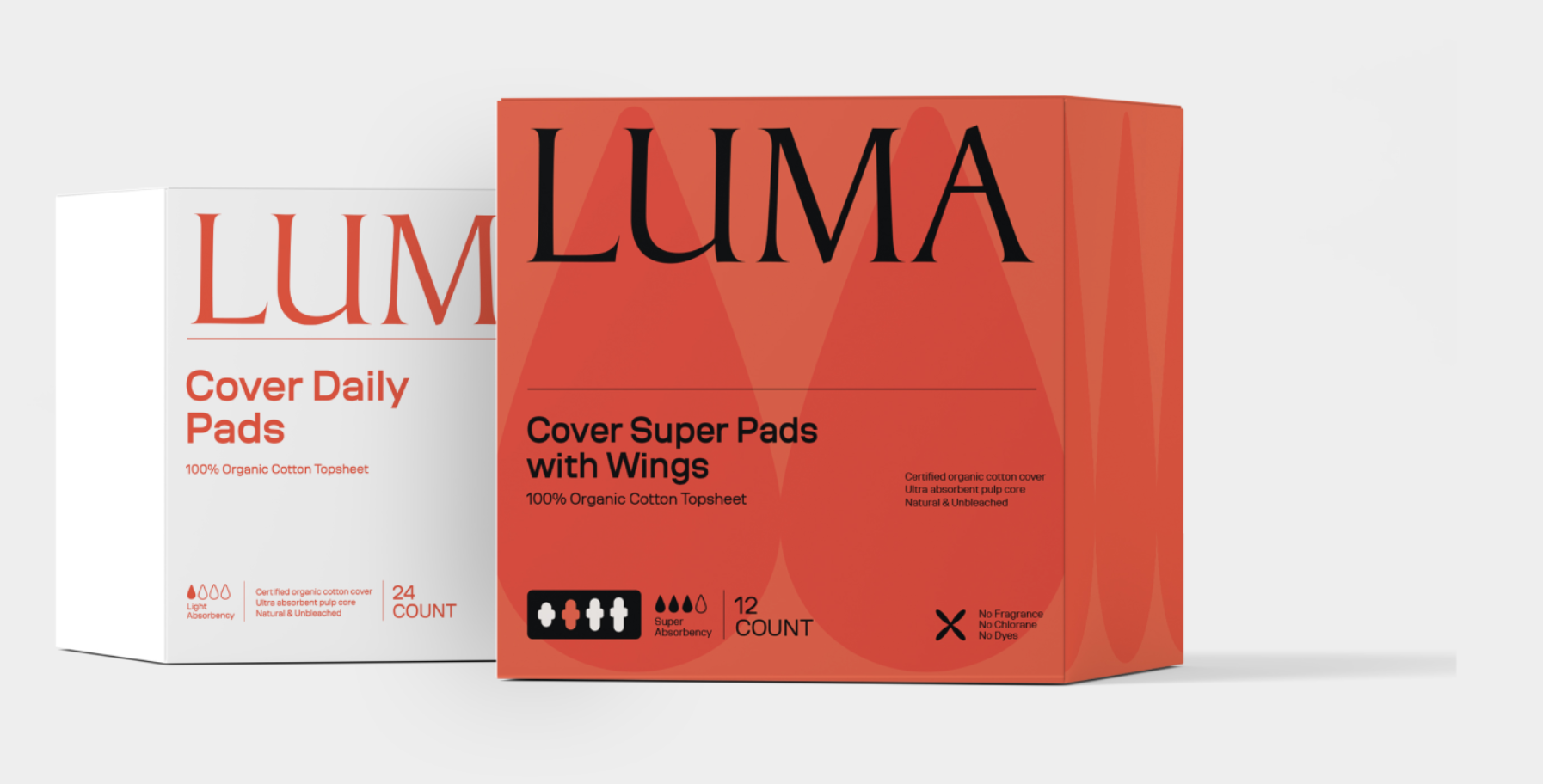 LUMA Cover pads packaging